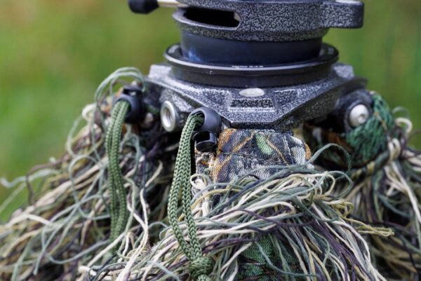 Ghillie statief camouflage detail bevestiging
